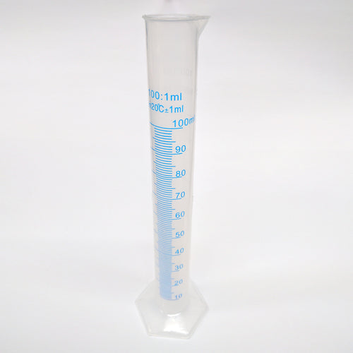 100ml Polypropylene Measuring Cylinder with 1ml Graduations