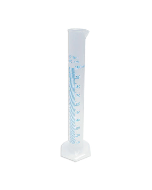 100ml Polypropylene Measuring Cylinder with 1ml Graduations