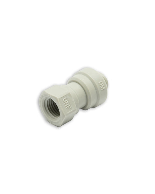 DM Push In Fitting - FEMALE ADAPTOR MFL Thread to 8mm OD