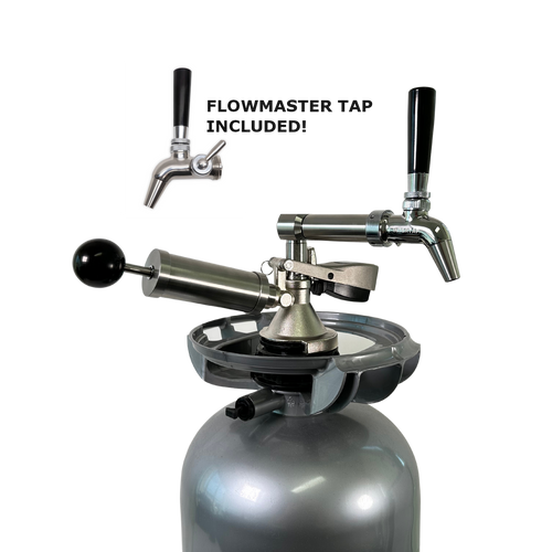 Keg Dispensing System A Type Coupler + Flow Master Intertap
