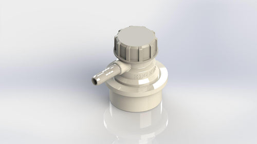 Low Profile Gas Disconnect 6mm Combibarb (Grey)