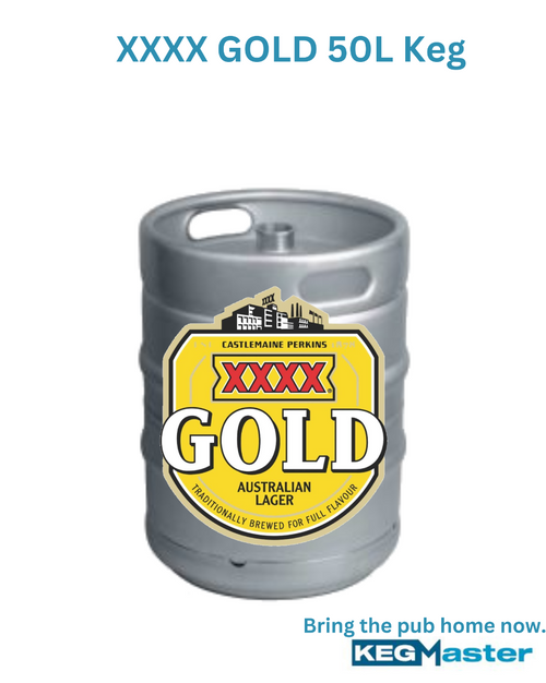 50L Keg of XXXX GOLD