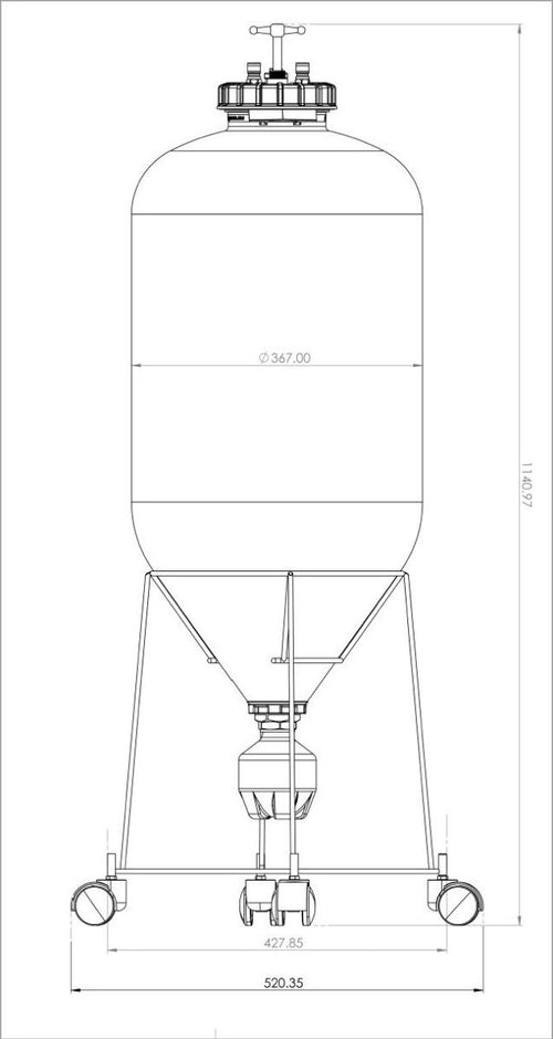 Fermenter Apollo + Spundy Bundle 60L Unitank