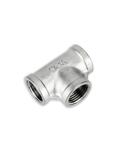 Stainless Tee with Internal 1/2 BSP Thread