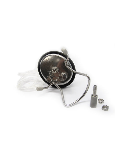 Carbonation Keg Lid with 0.5 Micron Diffusion Stone