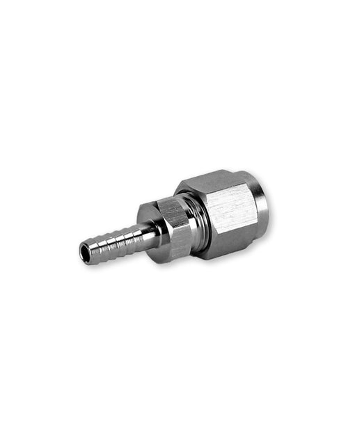 8mm Stainless Compression Fitting to 6mm Barb