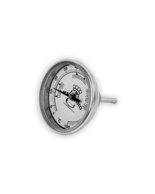 Bi-Metal 3inch Dial Weldless Thermometer-Short Stem 40mm