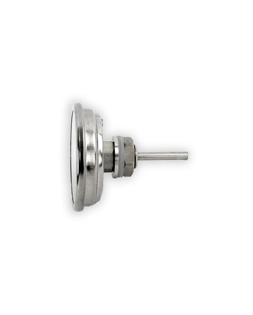 Bi-Metal 3inch Dial Weldless Thermometer-Short Stem 40mm