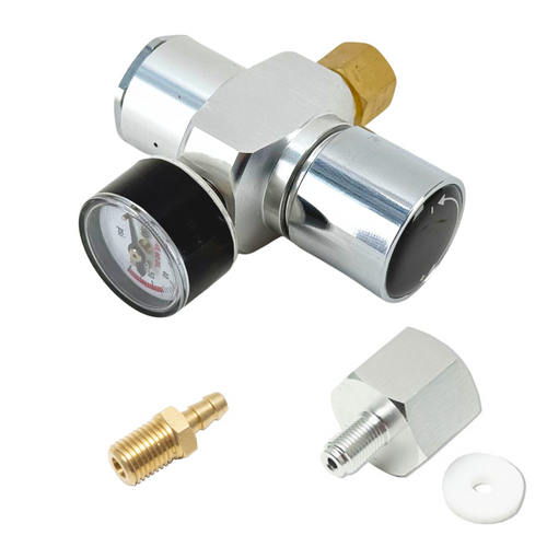 Mini CO2 Charger - For Threaded 16g Bulbs or C02 Cylinders with adapts and nylon washer image