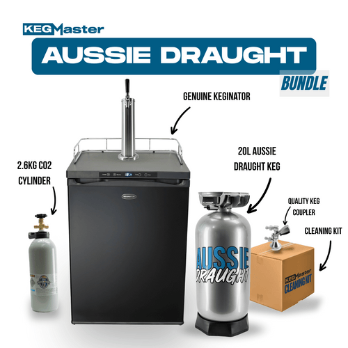 Aussie Draught Kegerator Bundle