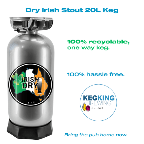 Keg of Beer Keg King Irish Stout 20L