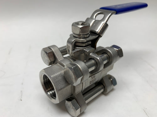 Ball Valve - Three Piece - 1/2inch Female to 1/2inch Female