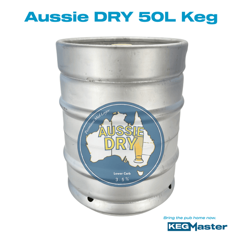 Keg of Beer Keg King Aussie Dry 3.5% 50L