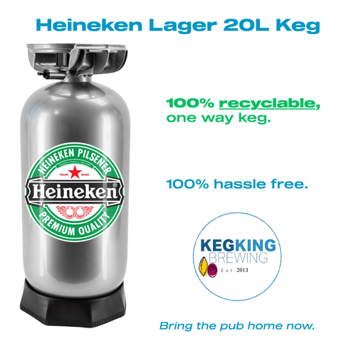 Keg Of Beer Heineken Lager 20L