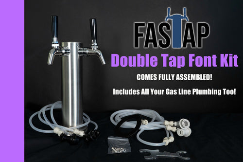 Font Column FasTap Kit with Taps Double Tap