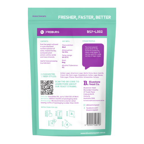 Freiburg Bluestone Yeast Liquid Melbourne Made Yeast