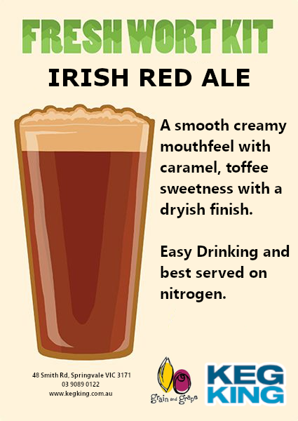Irish Red Ale| Keg King Brewing Co. Fresh Wort Kit