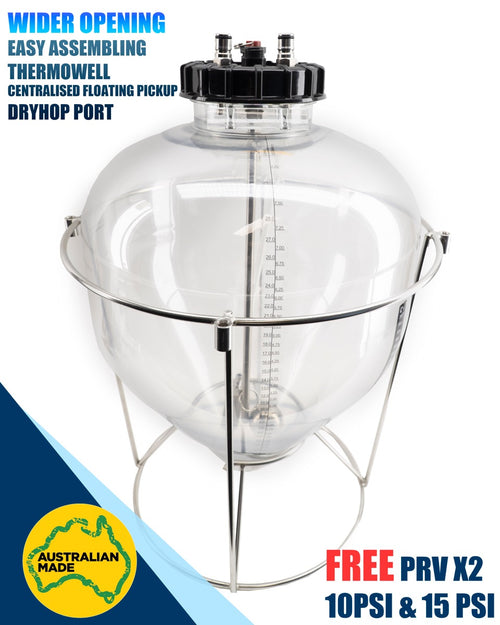 Fermenter Apollo 30L Snub Nose Pressure Fermenter