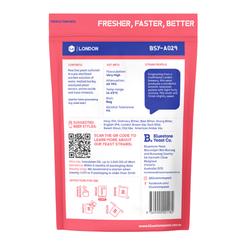 London Bluestone Yeast