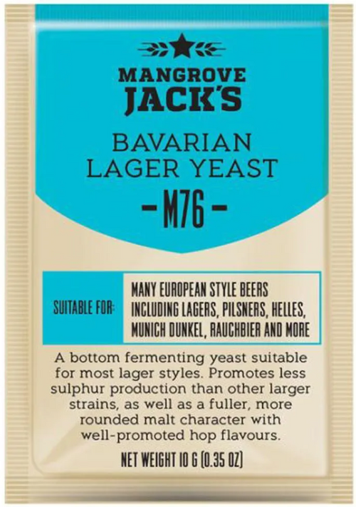 Mangrove Jack's Yeast M76 Bavarian Lager (10g)