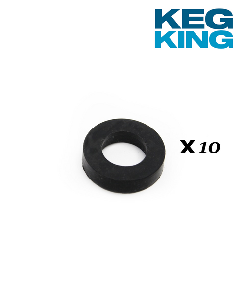5/8 Thick Black Silicone Washer pack of 10x units