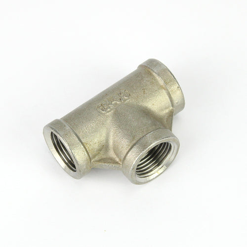 Stainless Tee with Internal 3/8 BSP Thread