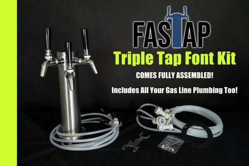 Font Column FasTap Kit with UltraTaps Triple Tap
