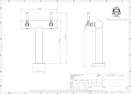UltraT Double Font T Bar Font schematics