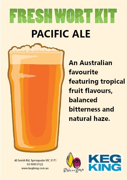 Pacific Ale | Keg King Brewing Co. Fresh Wort Kit
