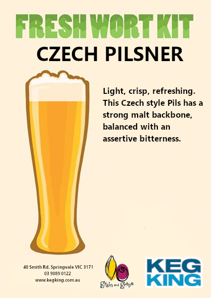 Czech Pilsner | Keg King Brewing Co. Fresh Wort Kit