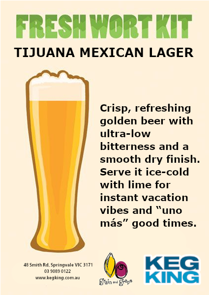 Tijuana | Keg King Brewing Co. Fresh Wort Kit