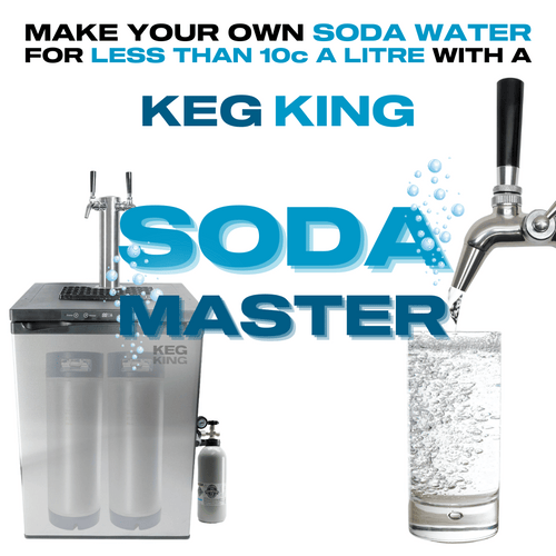 SodaMaster KegMaster Premium Sparkling Water Soda System