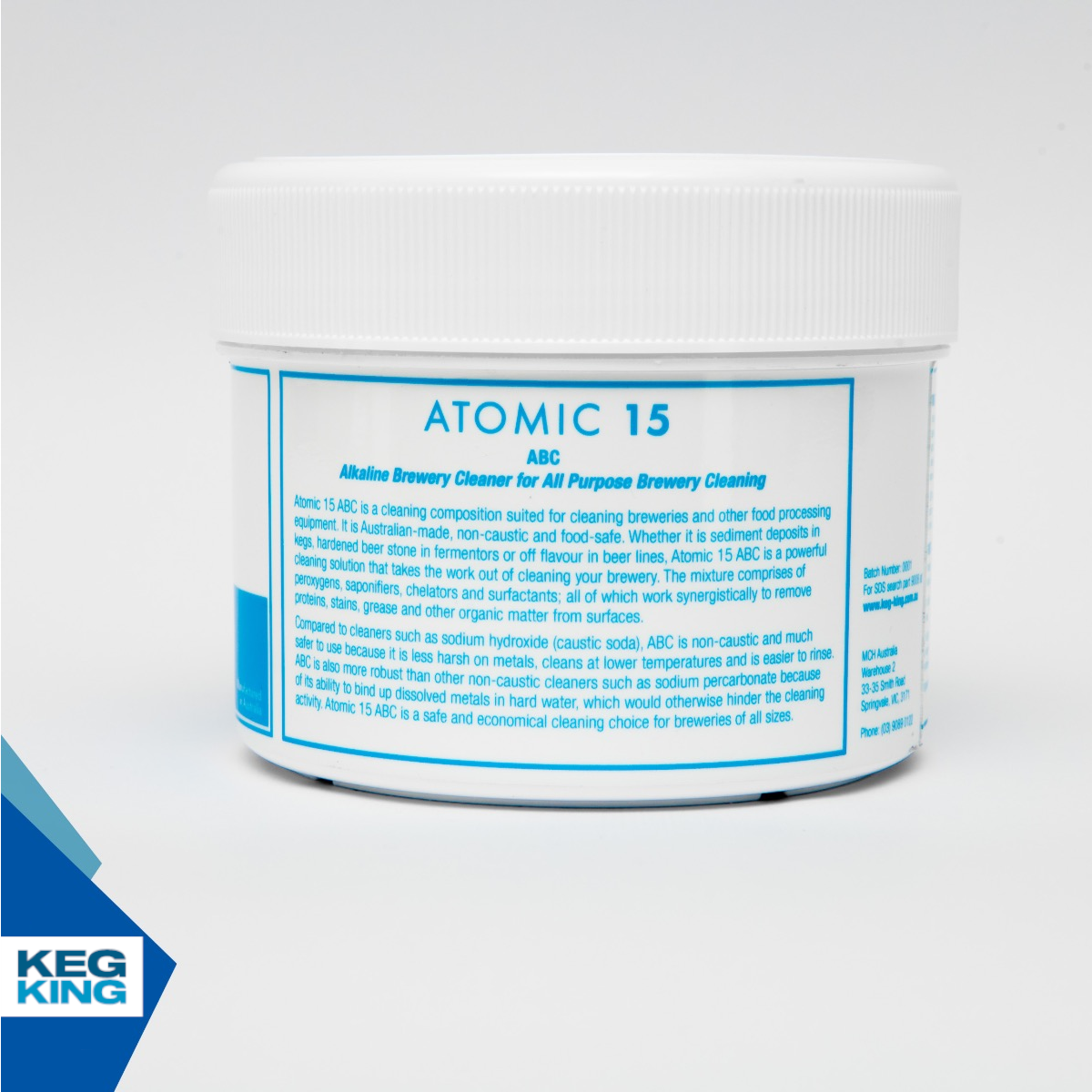 Atomic 15 ABC Alkaline Brewery Cleaner 1kg