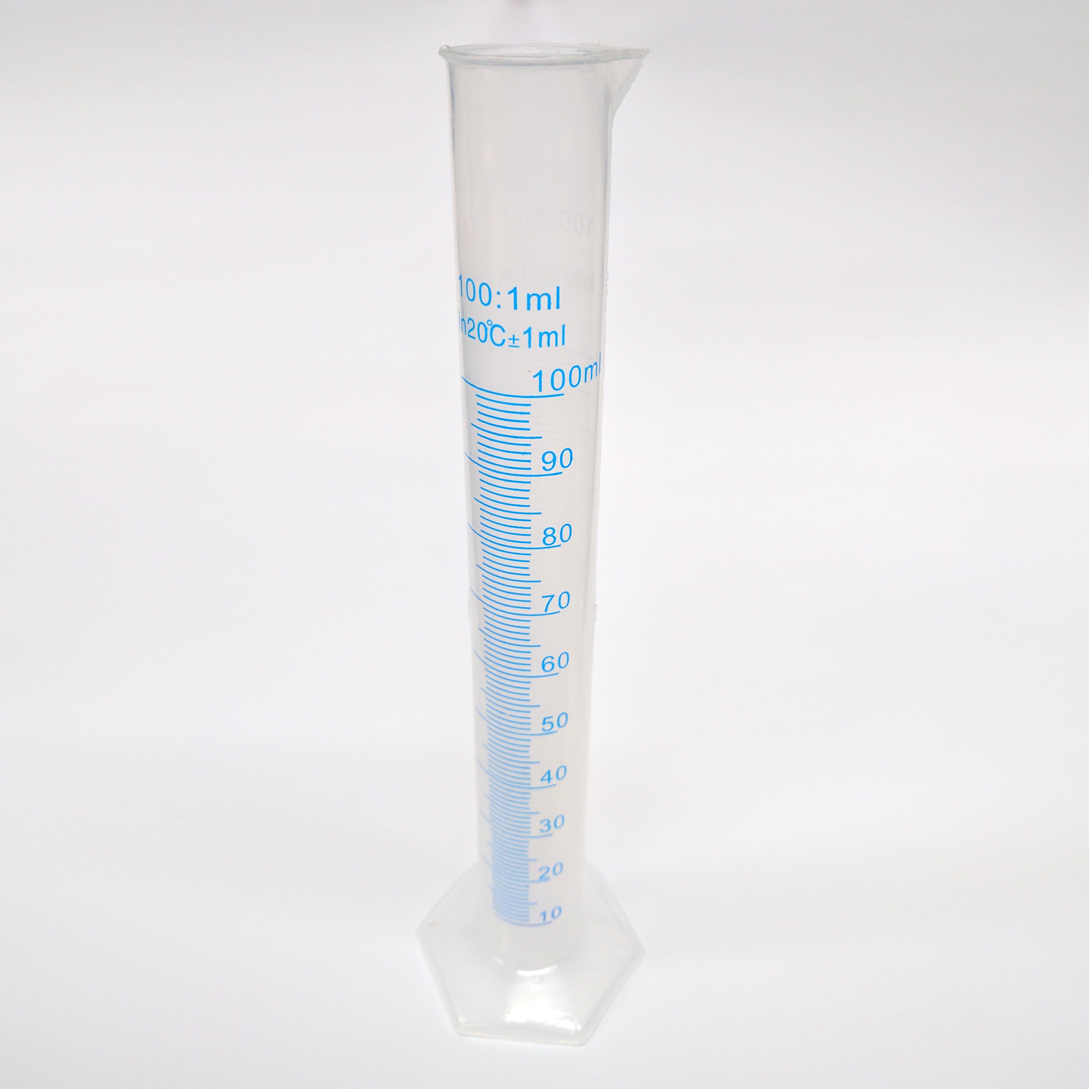 100ml Polypropylene Measuring Cylinder with 1ml Graduations