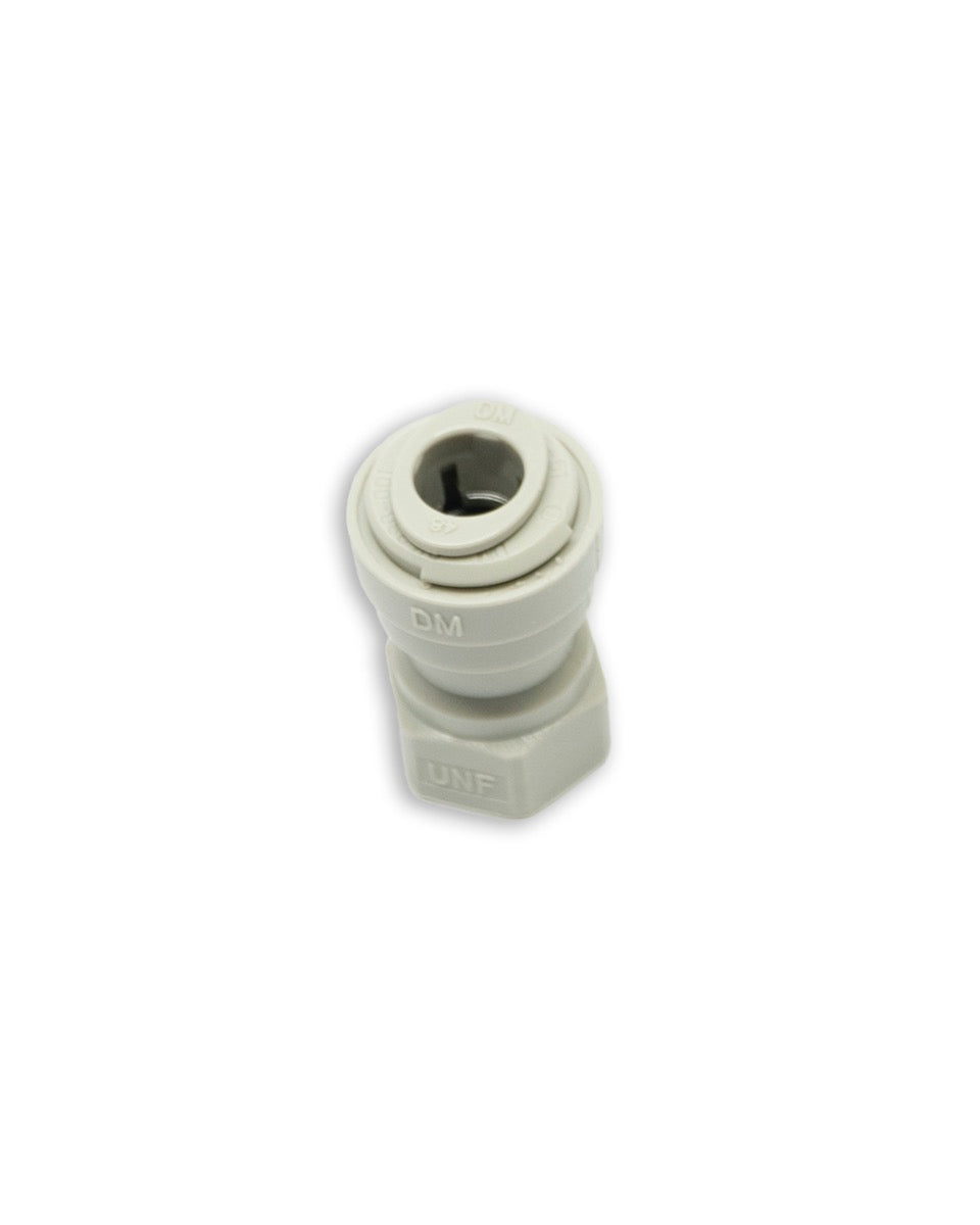 FEMALE ADAPTOR – 5/16” TUBE X 7/16-20 UNF (V TYPE).