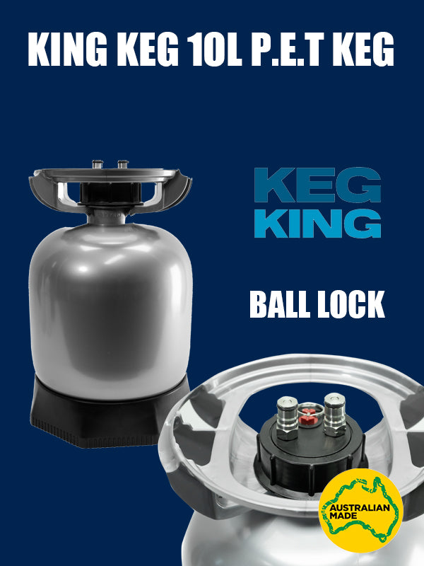 10L King Keg Ball Lock PET Plastic Keg
