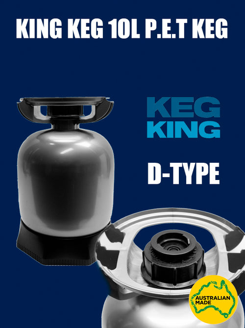 King Keg 10L PET Keg With D-Type Spear