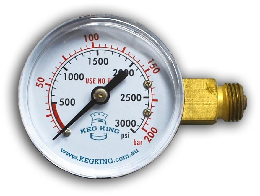 High Pressure Gauge 0 - 3000psi