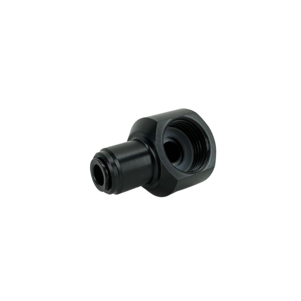 Low profile plastic elbow