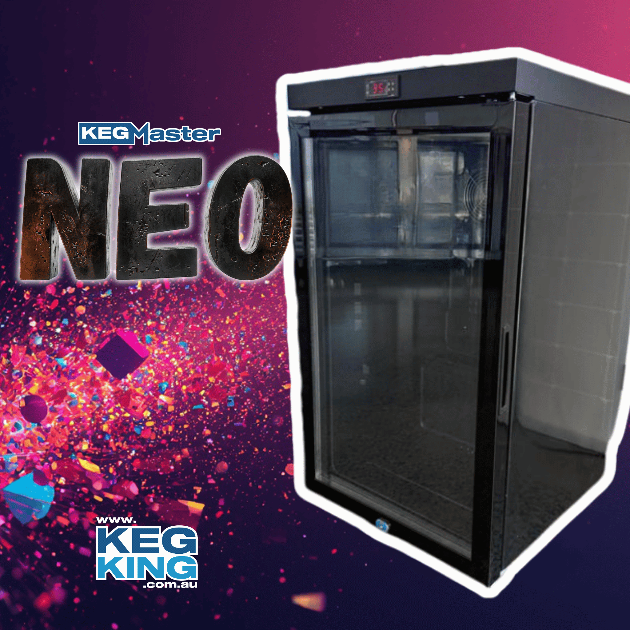 Neo Kegerator Fridge & Fermentation Chamber | Glass Door