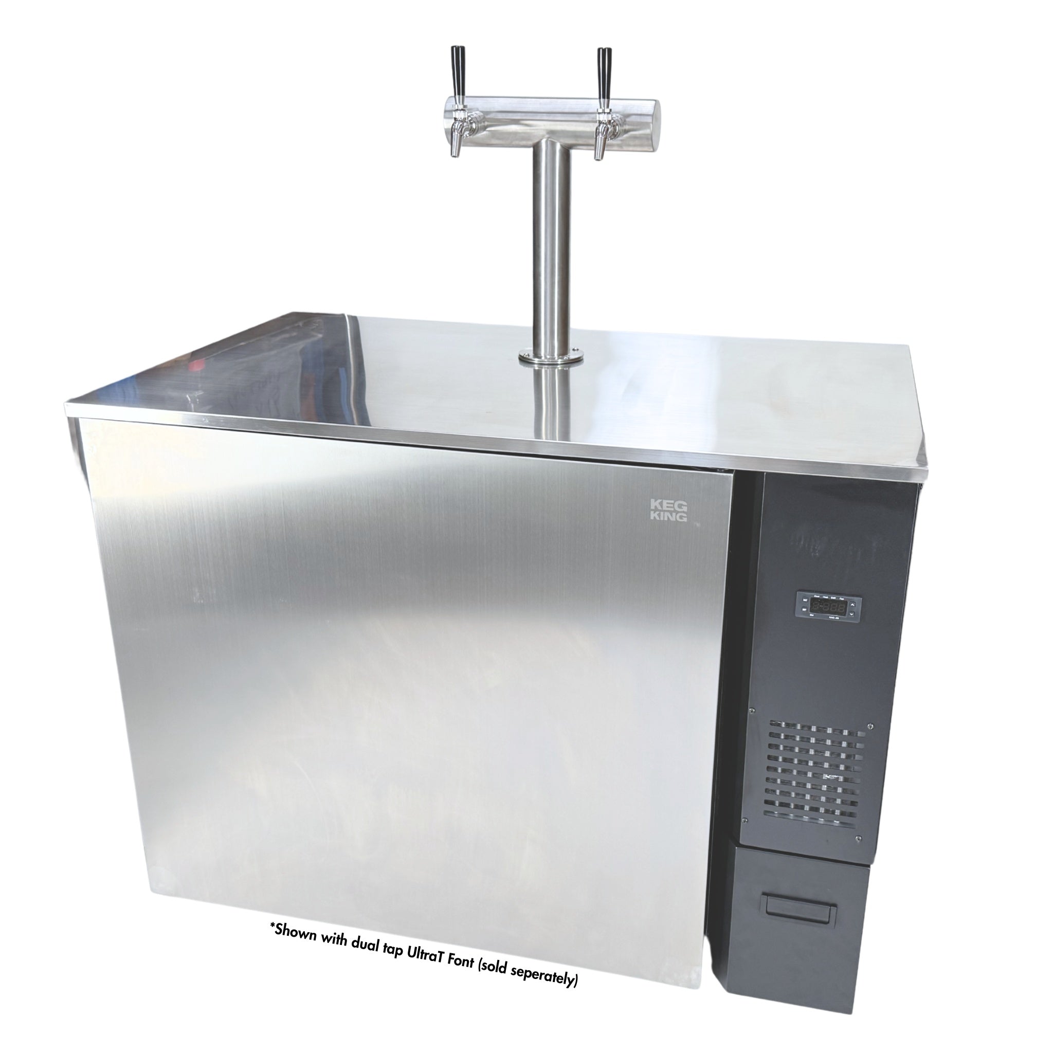 Keg King Solstice DUO | Stainless Double 50L Kegerator