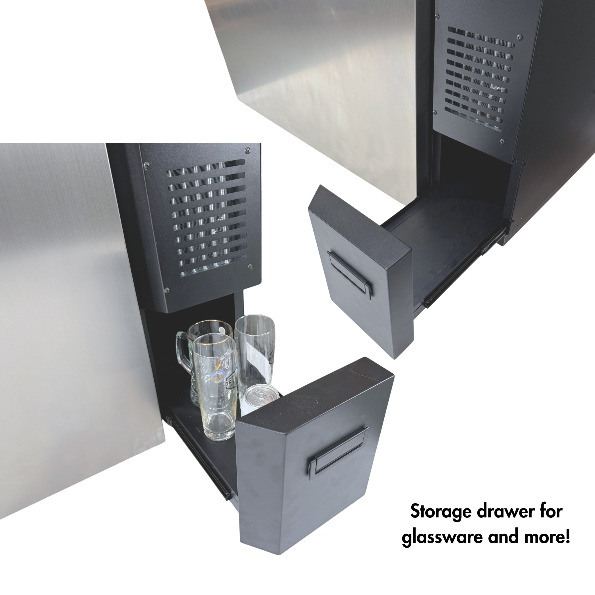Keg King Solstice DUO | Stainless Double 50L Kegerator