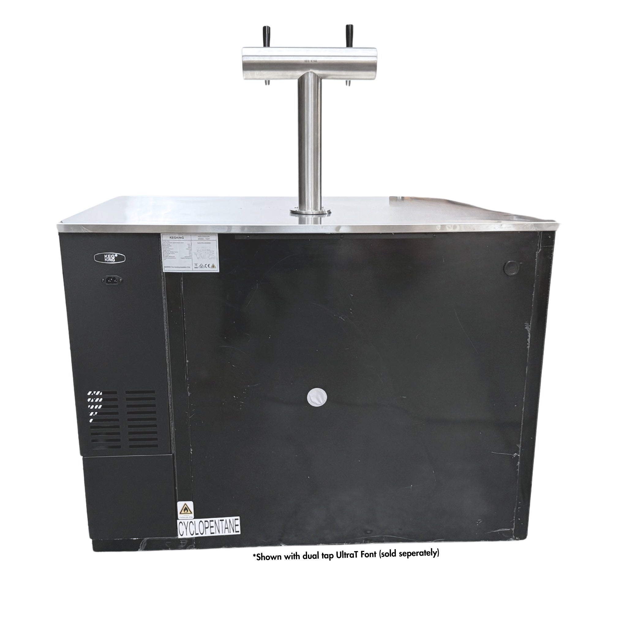 Keg King Solstice DUO | Stainless Double 50L Kegerator