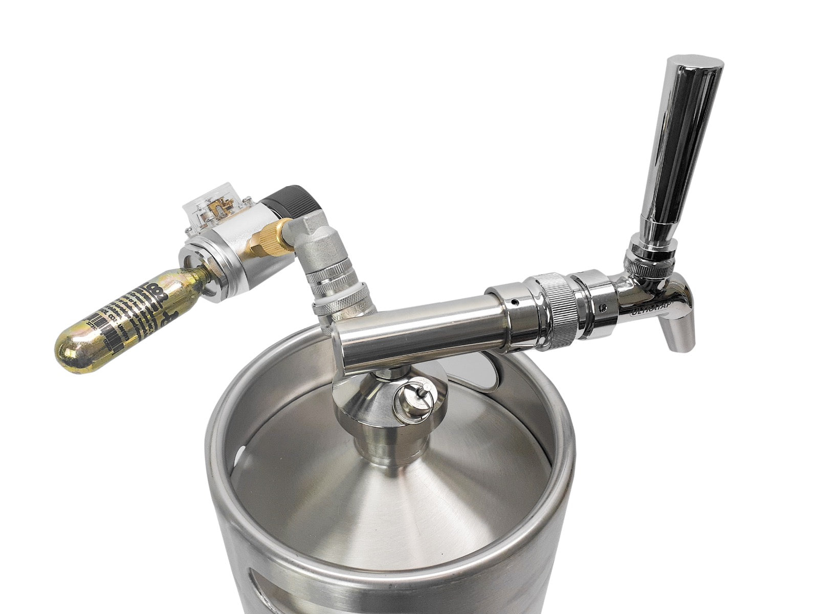 Mini Keg Long Liquid Pipe Coupler (Stainless Steel)