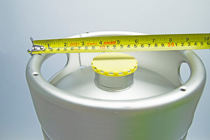 20 Litre Stainless Steel Commercial Keg - diameter