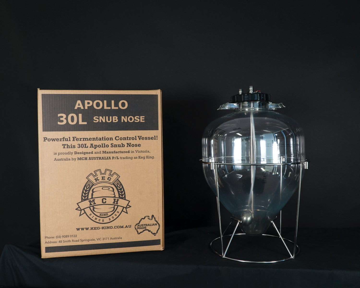 Fermenter Apollo 30L Snub Nose Pressure Fermenter