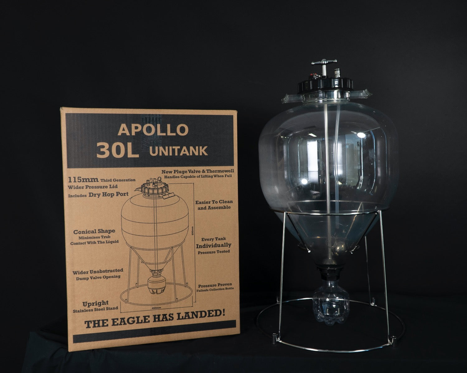 Fermenter Apollo 30L Unitank Pressure Fermenter