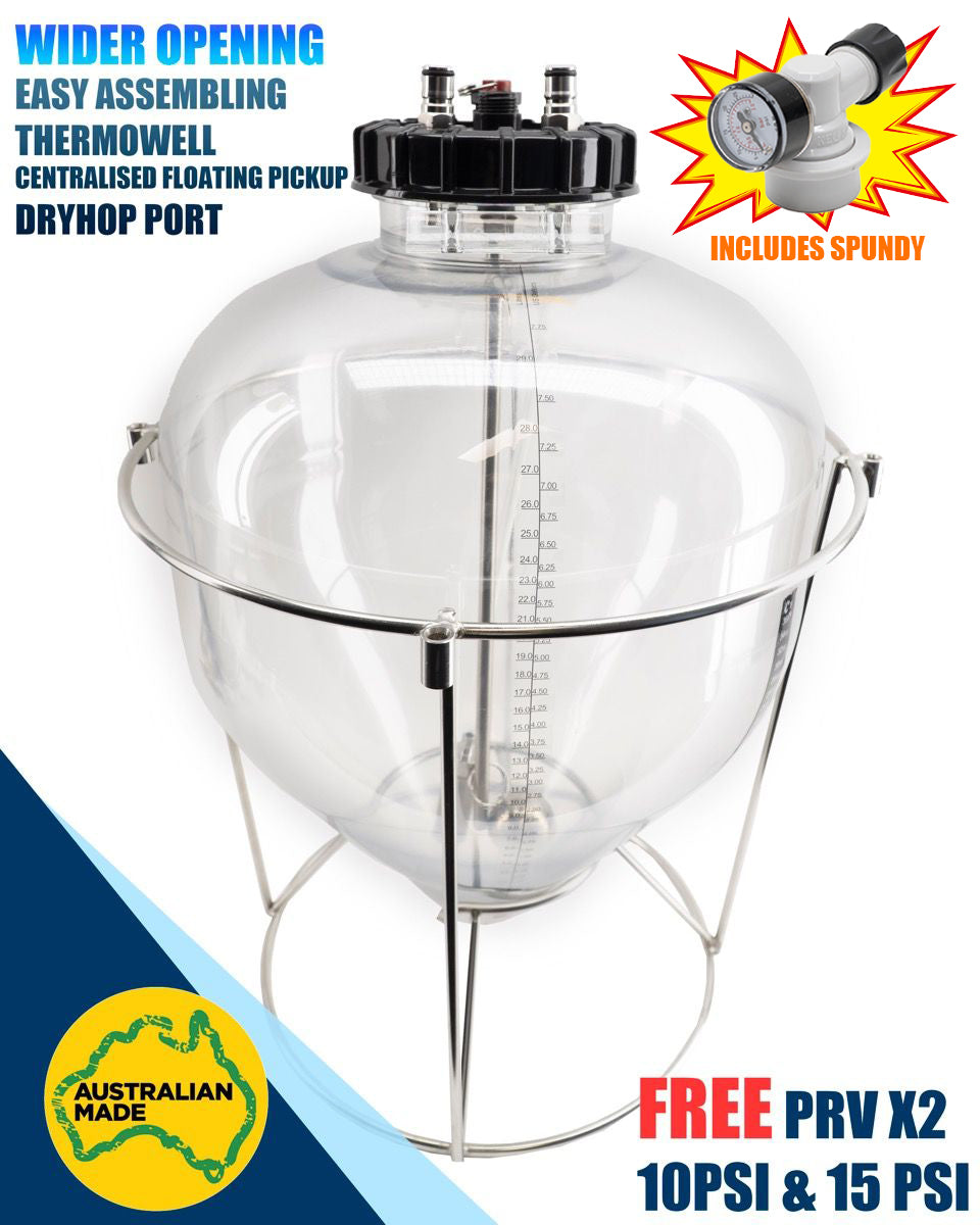 Fermenter Apollo + Spundy Bundle 30L Snub Nose