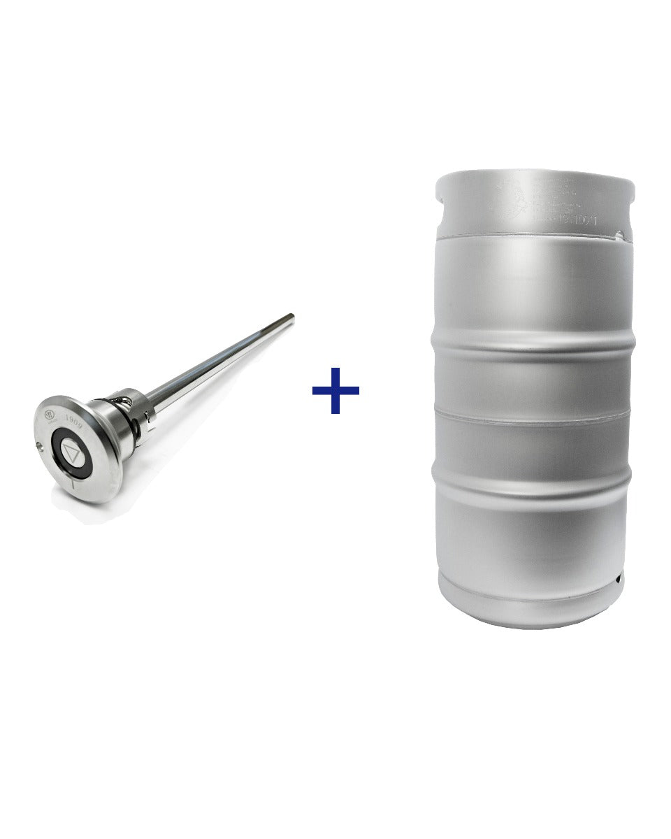 30 Litre Stainless Steel Commercial Keg with A-Type Spear