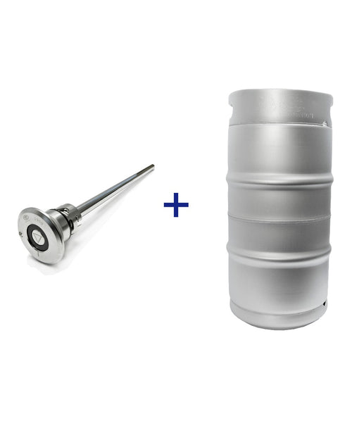 30 Litre Stainless Steel Commercial Keg with A-Type Spear